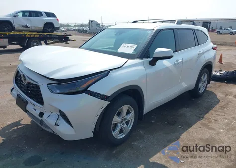 2022 Toyota Highlander Le from USA, damaged, VIN 5TDBZRBH4NS591413